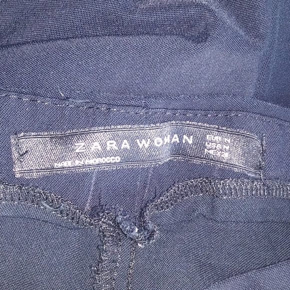 Zara Black Women's Pants Skinny Size M - Picture 6 of 10